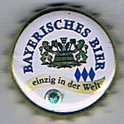 Bayerisches Bier einzig in der Welt Bürgerbräu Bamberg Kronkorken 